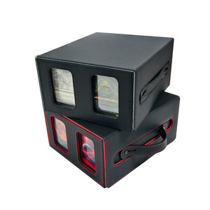 Draagbare Spelkaartdoos Met Ramen En Dubbele Mouwen-Opbergdoos Met 400 Capaciteit Voor Weerwolfdek, Pokémon Tcg-Verzamelbox - Product Image 5