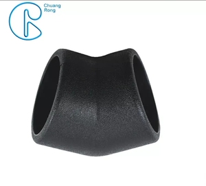 Coude à 45 degrés en PEHD haute pression PN16, raccord à sertir noir intégral ISO4427 pour l'exploitation minière et l'alimentation en eau, certifié CE - Product Image 4