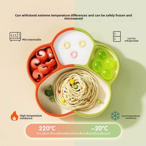 Plateau d'alimentation moderne en silicone liquide de qualité alimentaire, sans BPA, en forme de griffe d'ours, réutilisable et durable, pour enfants - Product Image 5