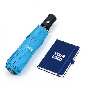 Promotional Folding Personal Sunshade Custom Compact Portable Rain <b>Automatic</b> Windproof <b>Umbrella</b> With Logo - Product Image 1