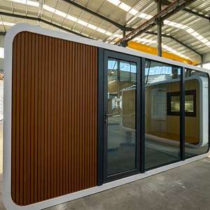 LDYZ Casa Contenedor Modular de Lujo Prefabricada de Bajo Costo, Moderna, Tipo Cabaña <span class=keywords><strong>Apple</strong></span>, Kit de Dormitorio y Oficina, Fabricada en China - Product Image 3