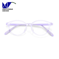 Monture de prescription ovale personnalisée OEM TR90 et silicone, taille 45-16-138, légère et confortable pour enfants et adolescents, partenaire d'expédition mondial
