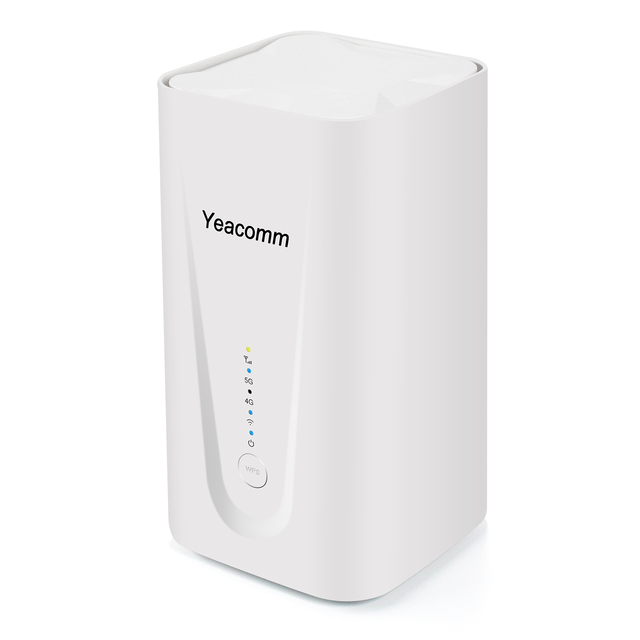 Yeacomm AX3600 CPE 5G LTE Router 5G Modem Wireguard VPN Internal Antennas WEP Encryption ROHS 2.4G/5.8G Wired Firewall VoIP