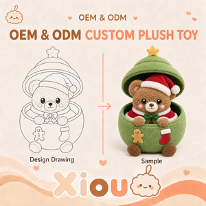Giocattoli <span class=keywords><strong>di</strong></span> Peluche Iconici Personalizzati in Offerta, Regali Natalizi, Servizio OEM ODM, Personalizzazione su Disegni Forniti - Product Image 1
