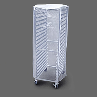 Chariot utilitaire de service alimentaire OEM DOM Xiangying en acier inoxydable commercial avec 20 plateaux à pains, chariot à roulettes
