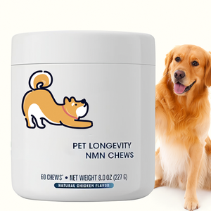 OEM Advanced Natural Pet NMN Chews para Longevidad, Soporte Antienvejecimiento, Reparación Celular, Producción de Energía para el Bienestar de Perros y Gatos - Product Image 1
