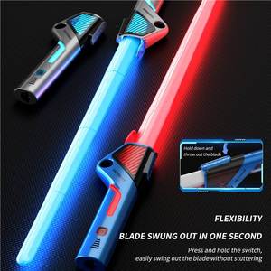 Épée <span class=keywords><strong>laser</strong></span> pour enfants 2024, <span class=keywords><strong>sabre</strong></span> <span class=keywords><strong>laser</strong></span> lumineux avec effets sonores, bâton scintillant, <span class=keywords><strong>jouet</strong></span> épée 2-en-1 pour garçons et filles - Product Image 4