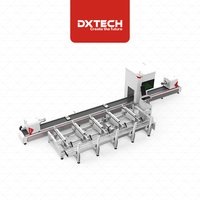 Machine de découpe laser à fibre DXTECH chinoise 1000W 2000W pour tubes métalliques et barres d'acier en forme de L, H, U