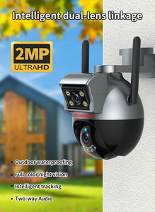 S6 4G e câmera inteligente WiFi-imagem 2K HD, visão noturna starlight, rastreamento automático de lente dupla, à prova de intempéries para segurança em casa/jardim - Product Image 2