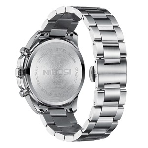 Reloj Deportivo de Moda para Hombre, Estilo Casual, Movimiento de Cuarzo 3ATM, Aleación, 44mm, Correa de Cuero y Acero Inoxidable de 22mm, Estilo Antiguo - Product Image 4