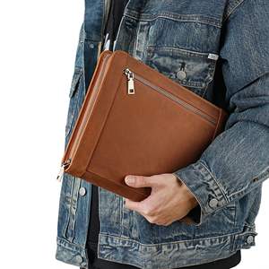 Borsa <span class=keywords><strong>per</strong></span> Laptop in Vera Pelle Vintage Crazy Horse <span class=keywords><strong>per</strong></span> <span class=keywords><strong>iPad</strong></span> 10.5, Valigetta in Pelle, Custodia Protettiva <span class=keywords><strong>per</strong></span> <span class=keywords><strong>iPad</strong></span> - Product Image 5