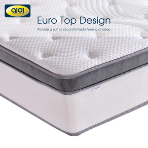 AIDI-colchón de cama de lujo MT-001, cama King y Queen personalizada para Hotel, colchón de espuma viscoelástica de látex con muelles de bolsillo superior para dormir en caja - Product Image 4