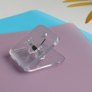 Clips de reliure carrés en plastique haute résistance rouge et blanc, clips à ressort pour usage domestique, vente chaude - Product Image 4