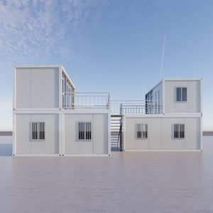 <span class=keywords><strong>บ้าน</strong></span>สำเร็จรูปโครงเหล็กแบบถอดประกอบได้ของกานา พร้อมระเบียงบน<span class=keywords><strong>หลังคา</strong></span> - Product Image 3