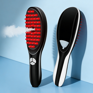 0728 New <b>Red</b> <b>Light</b> Penetration Hair Growth Massager Multi Functional 3 in 1 Scalp Comb Speed Smart Brush - Product Image 1