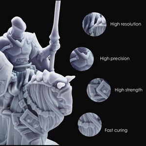 Résine ABS Antinsky pour imprimante 3D LCD, application dentaire, haute résolution, haute précision, haute résistance, durcissement rapide, 1 kg - Product Image 2