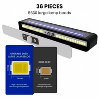 Lámpara de Pared con Clip, Alimentada por Energía Solar, con Sensor de Movimiento y Control Remoto para Jardín, Pasillo o Barandilla