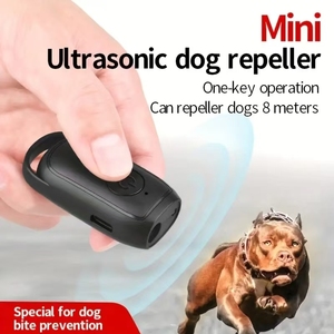 Entrenador de Obediencia para Perros de Alta Frecuencia, Emisor de Ultrasonido de 23-40KHz, Plástico, Batería Recargable, Antiladridos, Ultrasónico - Product Image 5
