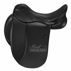 Premium Close Contact English Jumping Saddle Tallas de cuero 15 "16" 17,5 "18" para montar a caballo - Product Image 1