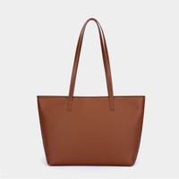 Popular Daily Large Capacity Pu Leather Purse and Handbags Luxury Women's Casual Shoulder Tote Bags Laptop Office Simple Elegant