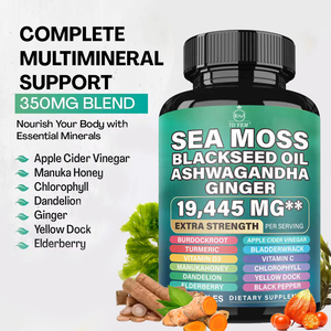 Odm/OEM biển rêu gel Viên nang 1200mg tuyến giáp hỗ trợ sức khỏe thuần chay chế độ ăn uống bổ sung cho năng lượng sức sống - Product Image 5