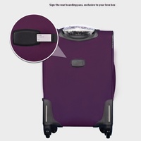 Valise à roulettes Rhino Armor 20 pouces en tissu Oxford, élégante, étanche, unisexe, avec poignée souple et serrure à combinaison 26 chiffres
