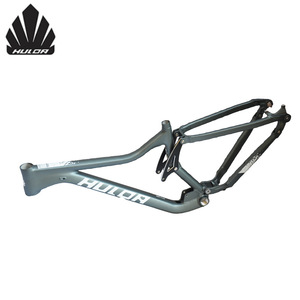 Cadre de vélo de montagne à suspension intégrale en alliage d'aluminium Hulor 29 pouces noir et gris caméléon léger Warrior tout-terrain - Product Image 3