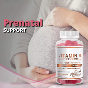 Venta al por mayor de gomitas de vitamina <span class=keywords><strong>B</strong></span> veganas potentes y fortalecedoras, gomitas del complejo de vitamina <span class=keywords><strong>B</strong></span>, soporte esencial de vitamina C - Product Image 5