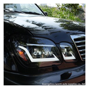 Nuevos faros LED modificados de 6000K para LX470 98-07, 12V con efecto de agua que fluye, faros LED de 12V para LX470, nuevos 60 - Product Image 4