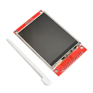 240x320 2.8 אינץ' SPI TFT LCD פאנל מגע מודול יציאת סדרתי עם PBC ILI9341 2.8 אינץ' SPI תצוגת LED לבנה סדרתית עם עט מגע
