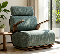 Chaise de bureau et de salon multifonctionnelle en tissu moderne, emballage personnalisable, fabricant direct, montage facile