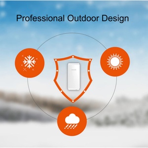 Tenda O1-5G Outdoor <b>Wireless</b> Bridge 867Mbps 9dBi Point-to-Point Pre-Configured 5.8GHz CPE IP65 Waterproof Enclosure 2kit - Product Image 4