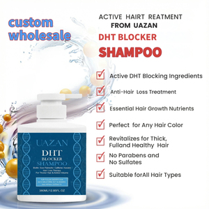 Champú y Acondicionador Personalizados para el Crecimiento del Cabello con Bloqueador de DHT, con Logotipo, Champú <span class=keywords><strong>Natural</strong></span> <span class=keywords><strong>Sin</strong></span> Sulfatos Anticaída, Venta al por Mayor - Product Image 4