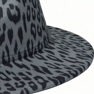 Sombreros Fedora Casuales para Niños con Estampado de Leopardo en Ambos Lados, Estilo Moderno y de Tendencia, Unisex - Product Image 5