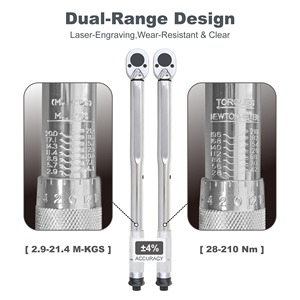 Torque <strong>Wrench</strong> Handle with Adjustable Open End <strong>Ratchet</strong> Key Head 20.4-108.5 Nm Spanner Hardware Precision Hand Tools OEM/ODM - Product Image 6