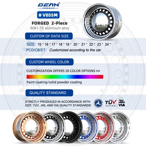 Jantes forgées sur mesure DEAN VE05M en deux parties 18/19/20/21/22" 6061  4x100 4x108 5X112 5X114.3 5X120 5X130 pour BMW E63 E34 Beetle - Product Image 2