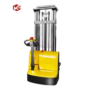 Gerbeur électrique 1000KG 1.5T 1.6M 2M chariot élévateur grande <span class=keywords><strong>batterie</strong></span> plomb-acide simple/Double portique entièrement électrique bon <span class=keywords><strong>prix</strong></span> <span class=keywords><strong>revente</strong></span> - Product Image 1