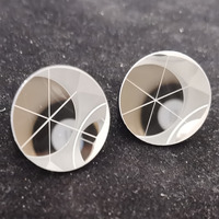 Prisme cubique d'angle optique pour levés topographiques 1 pouce BK7, revêtement réflecteur argent/cuivre 60/40, ouverture transparente à 98 %, JLGD CE/ISO9001