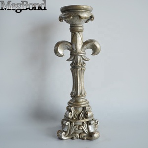 Bán buôn Christian Fleur de LIS côn người giữ ngọn nến vật liệu nhựa nến khác chủ sở hữu đèn lồng & nến lọ - Product Image 2