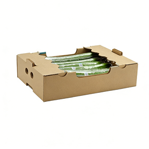 Caja de Cartón Corrugado para Productos Vegetales Frescos, Biodegradable, de 3/5 Capas, Personalizable, para Mini Pepinos Orgánicos - Product Image 3
