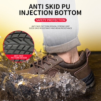 Dewbest-bottes de travail antidérapantes, chaussures de sécurité, résistantes à l'eau et à l'huile, pour hommes, avec embout en acier et anti-perforation, pour application industrielle, 2022