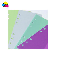 Hecho en china, 20 juegos, tamaño grande, A5, Insertable, Multicolor, índice, carpeta de papel, divisores