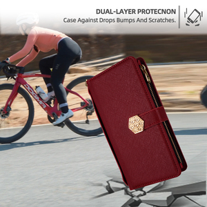 Funda Tipo Cartera de Lujo con Ranuras para Tarjetas y Correa Cruzada Patentada para <span class=keywords><strong>Samsung</strong></span> Galaxy S26 Ultra S25 S24 Plus S23 S22 S21 - Product Image 3