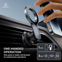 Support magnétique pour téléphone de voiture avec aimant super puissant, rotation à 360°, fixation sur grille d'aération