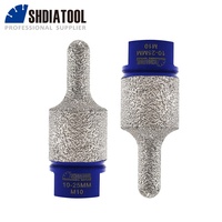 Fraise diamantée de 25/35 mm pour le meulage et le fraisage de carreaux de céramique, porcelaine, marbre, granit – Élargissement et façonnage de trous