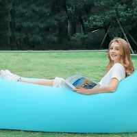 Nouvelle Arrivée Lit de Plage Pliable Moderne et Portable, Canapé Gonflable d'Extérieur en PVC ABC