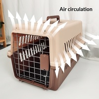 Caisse de transport rectangulaire personnalisée PT002 pour animaux de compagnie, type capsule spatiale portable pour chat, enclos pour chien, transport aérien en extérieur