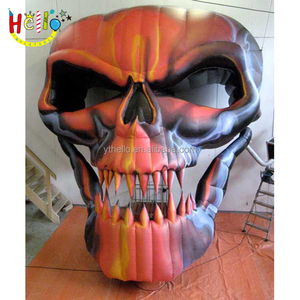 Customized <strong>Giant</strong> Halloween Decorations <strong>Giant</strong> <strong>Scary</strong> Inflatable Halloween Skull <strong>Mask</strong> - Product Image 2