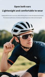 <span class=keywords><strong>Auricolari</strong></span> <span class=keywords><strong>Bluetooth</strong></span> a Conduzione Ossea X67 IPX5 Impermeabili per Trekking e Sci, Leggeri 25g in Lega di Titanio, Cuffie Hifi per Sport e Palestra - Product Image 4