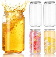 Boîtes en plastique transparentes jetables PET de 250 ml/330 ml/500 ml avec couvercle facile à ouvrir pour cola, lait, thé, café, jus, soda, eau, champagne